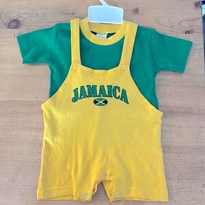 🔥NWT Jamaica infant 2 piece cotton set